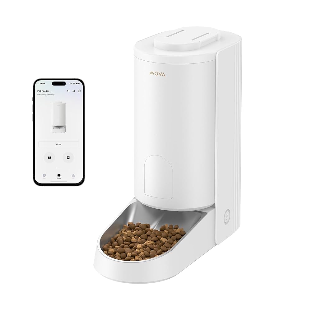 MOVA PF10 Pro自動給餌器 猫 中小型犬用 タイマー式 3.4L大容量 2025新登場】MOVA PF10 Pro 自動給餌器 猫 中小型犬用 タイマー式 3.4L