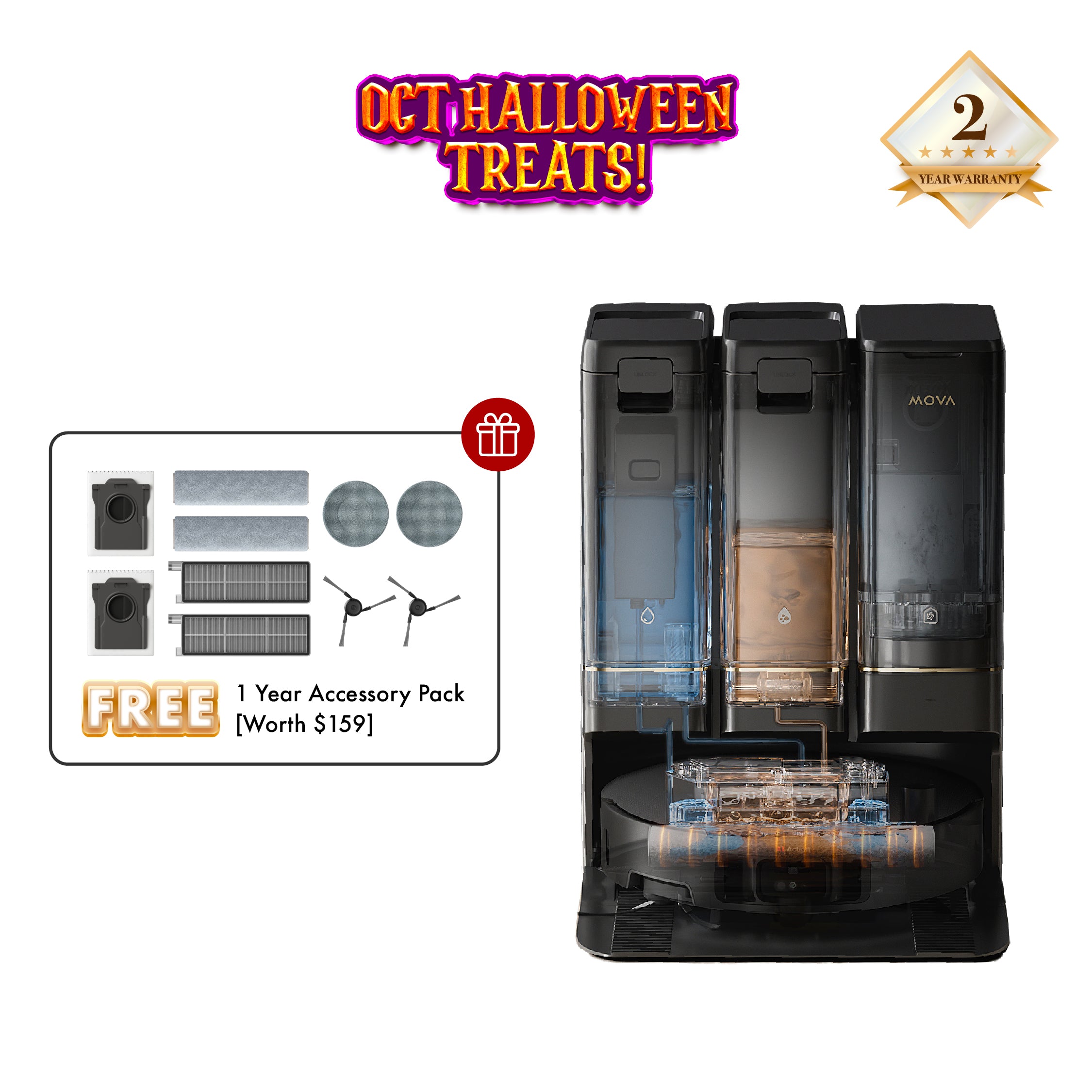 MOVA Z50 Ultra Robot Vacuum Cleaner