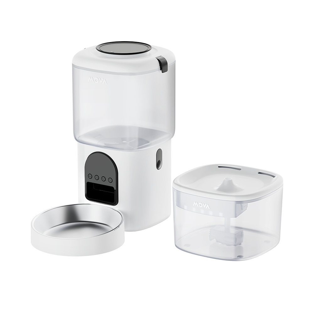 DuoCare Pet Set (2-in-1 Feeder & Fountain)