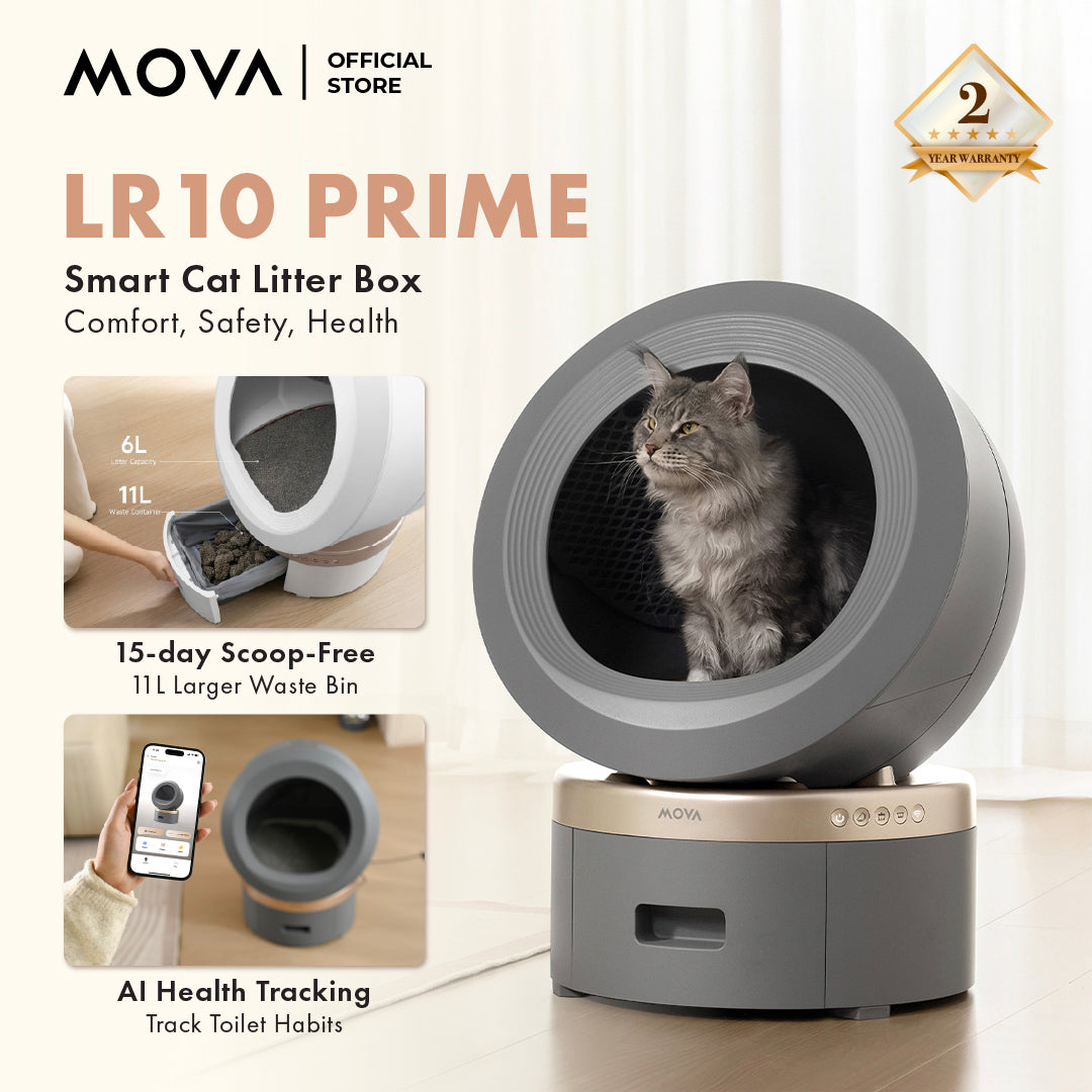 MOVA LR10 Prime Smart Pet Litter Box – Mova-SG