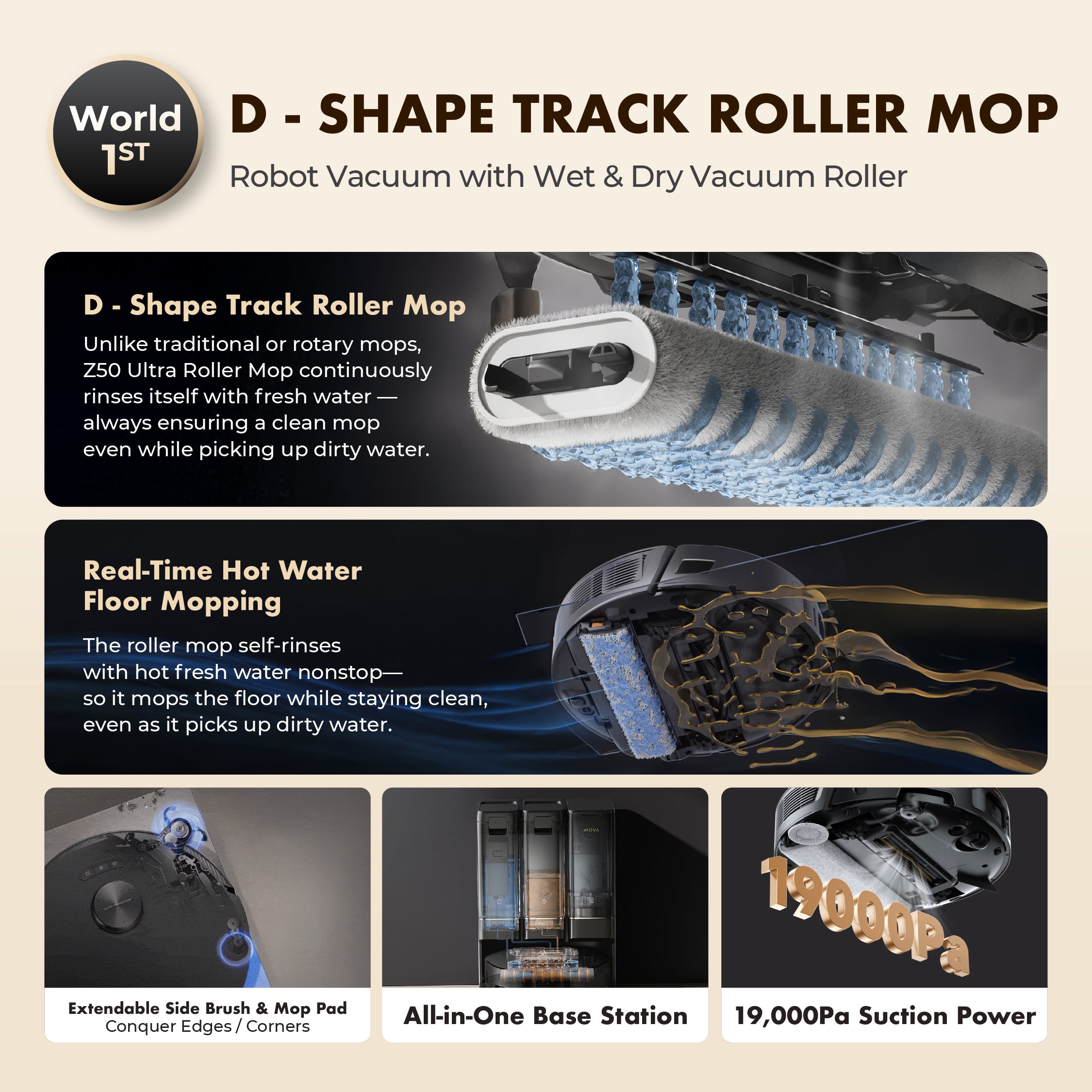 MOVA Z50 Ultra Robot Vacuum Cleaner