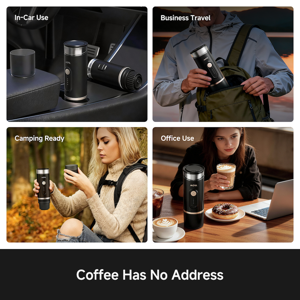 MOVA GoBrew T30 Portable Self-Heating Coffee Machine