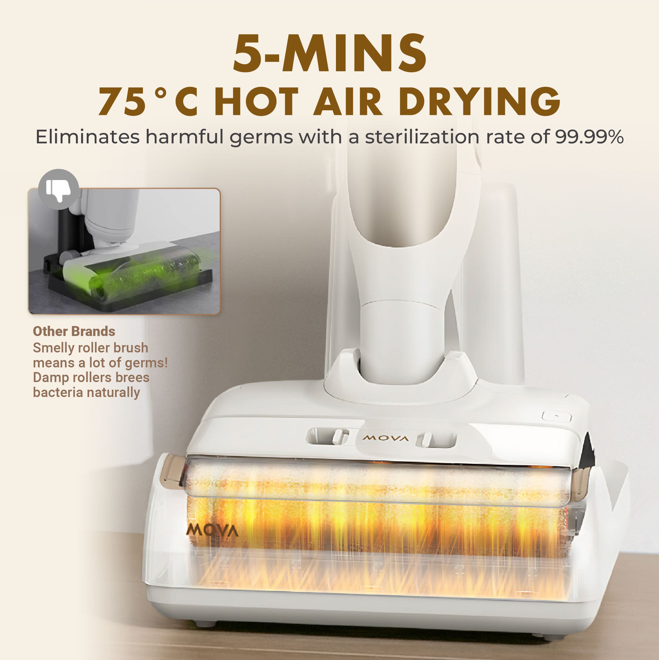 MOVA M10 Wet and Dry Vacuum Cleaner Floor Washer