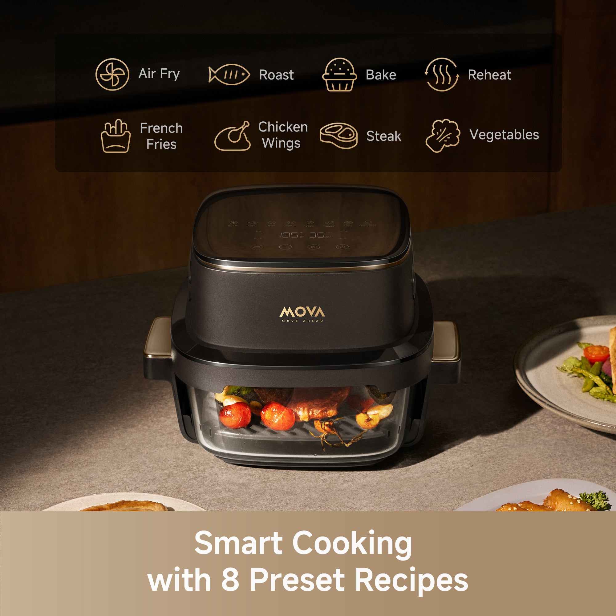 Mova AF20Pro Aeroglass Air Fryer