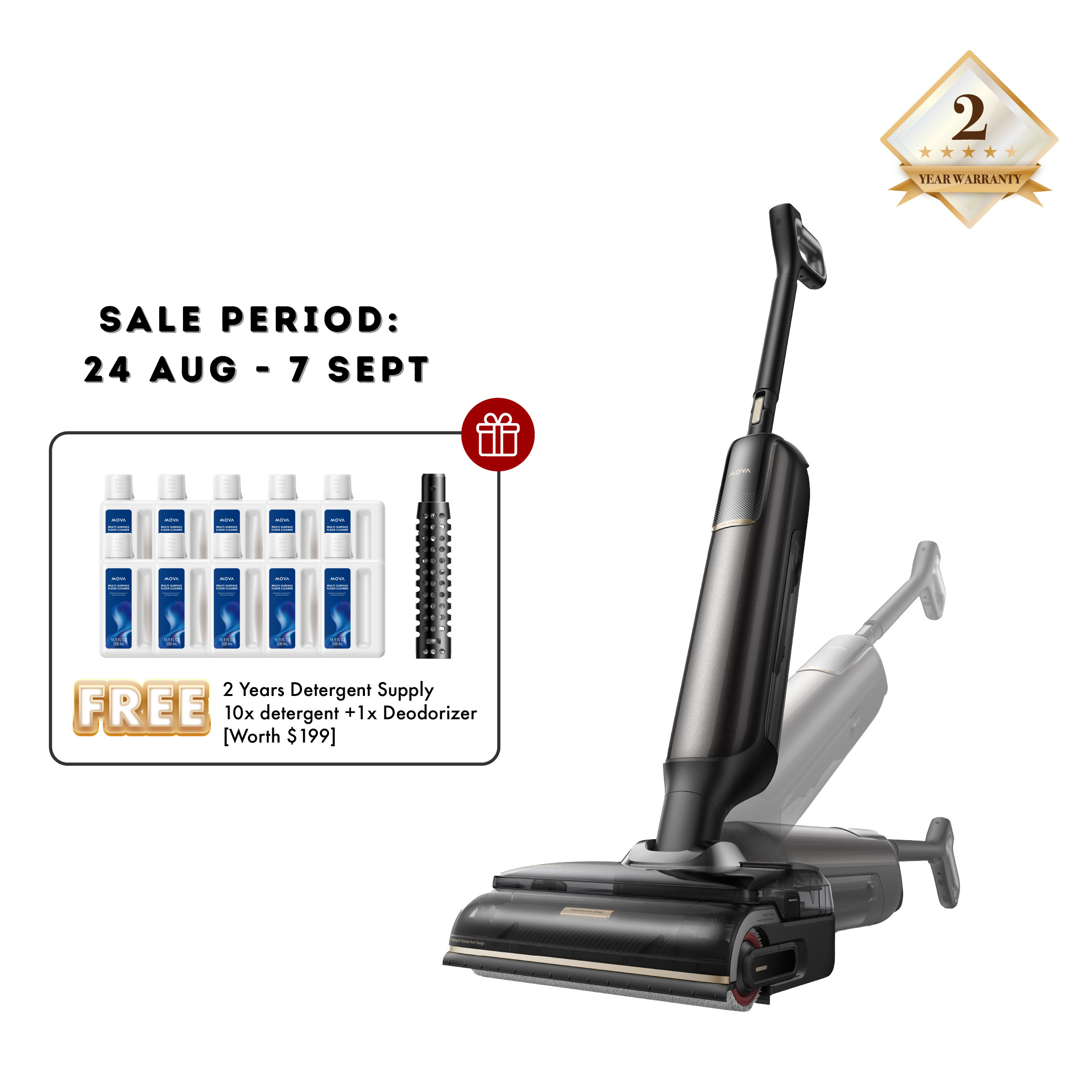 [PRE-ORDER] Mova M50 Ultra Wet and Dry Vacuum Cleaner