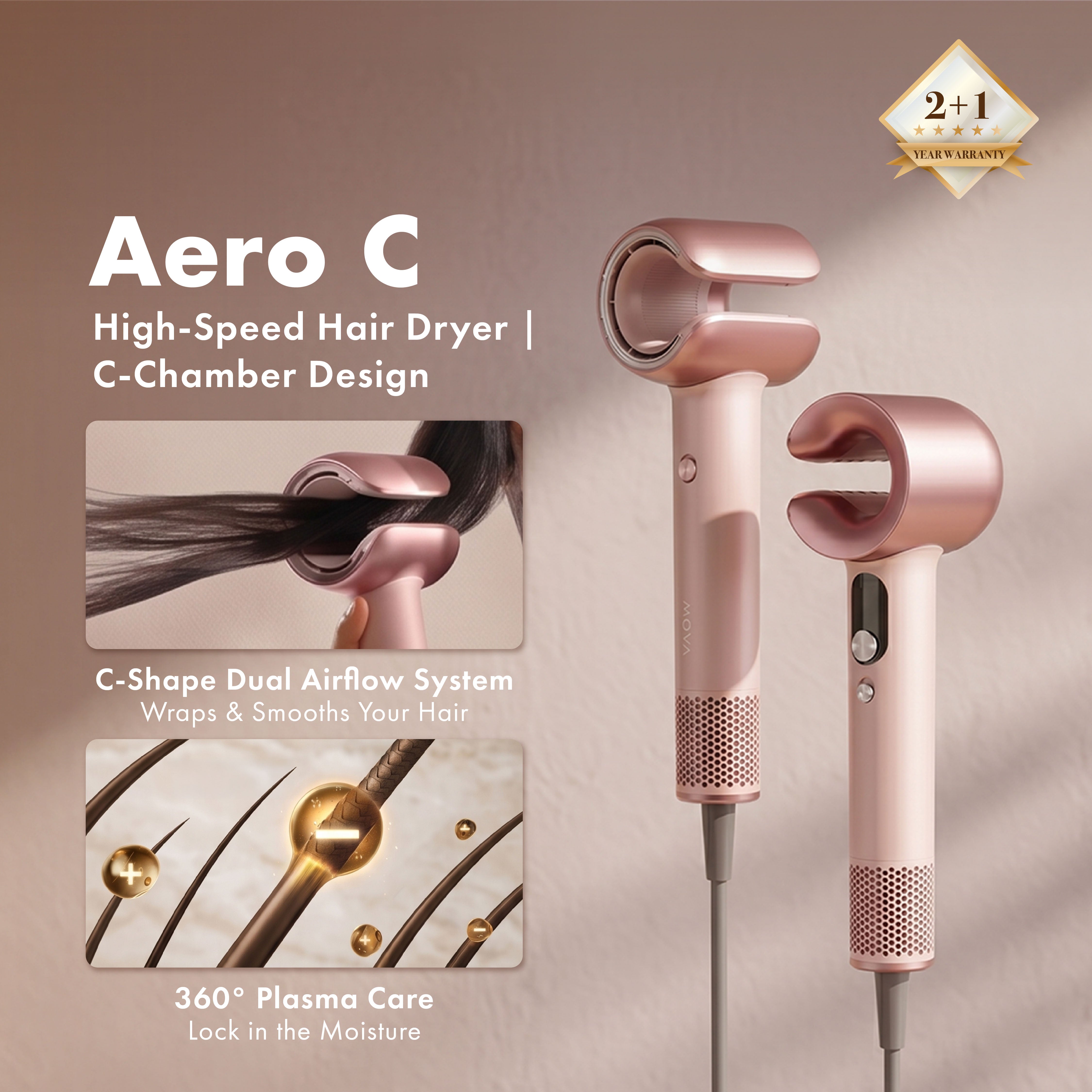 【NEW LAUNCH】MOVA Aero C High-Speed Hair Dryer