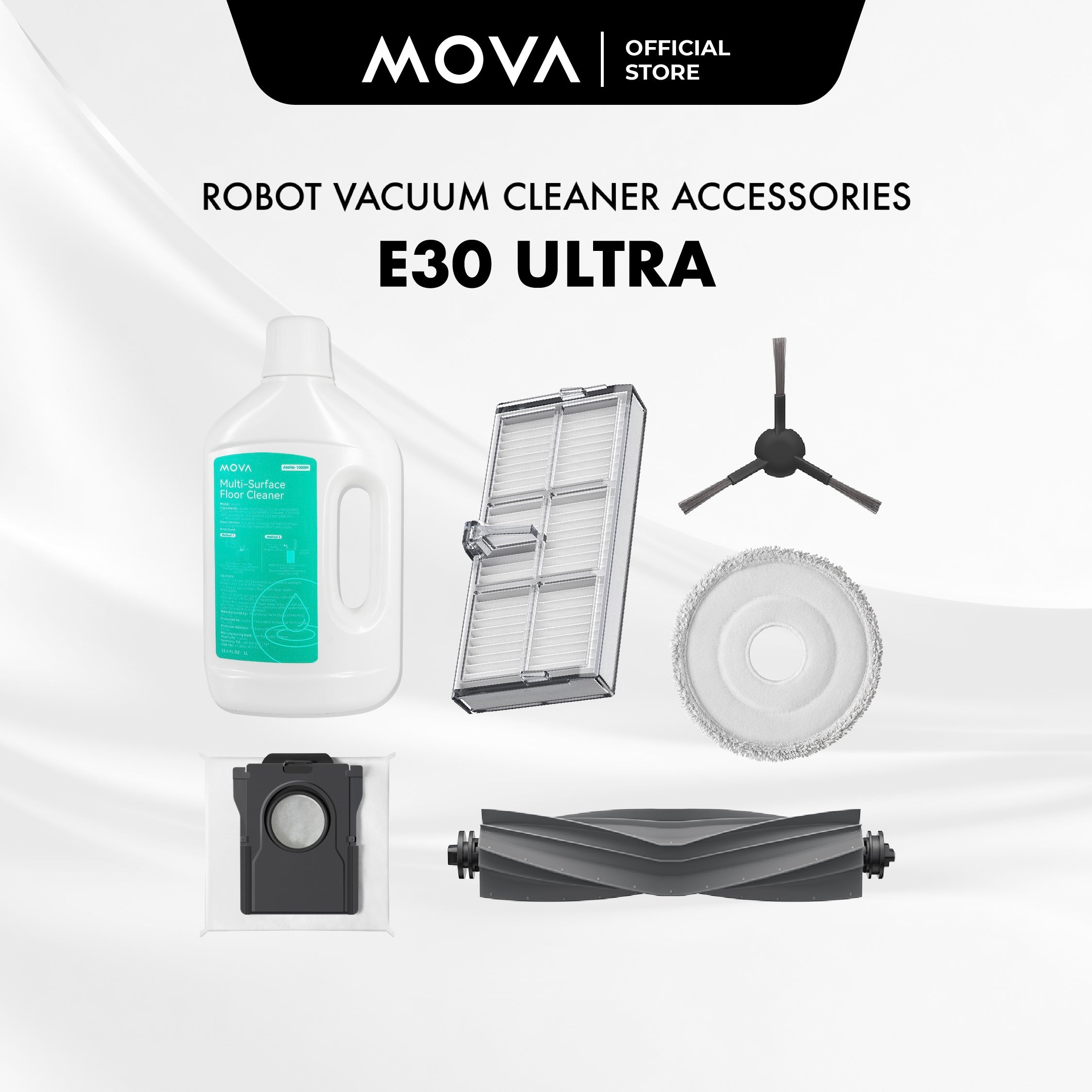 MOVA E30 Ultra Robot Vacuum Cleaner Accessories