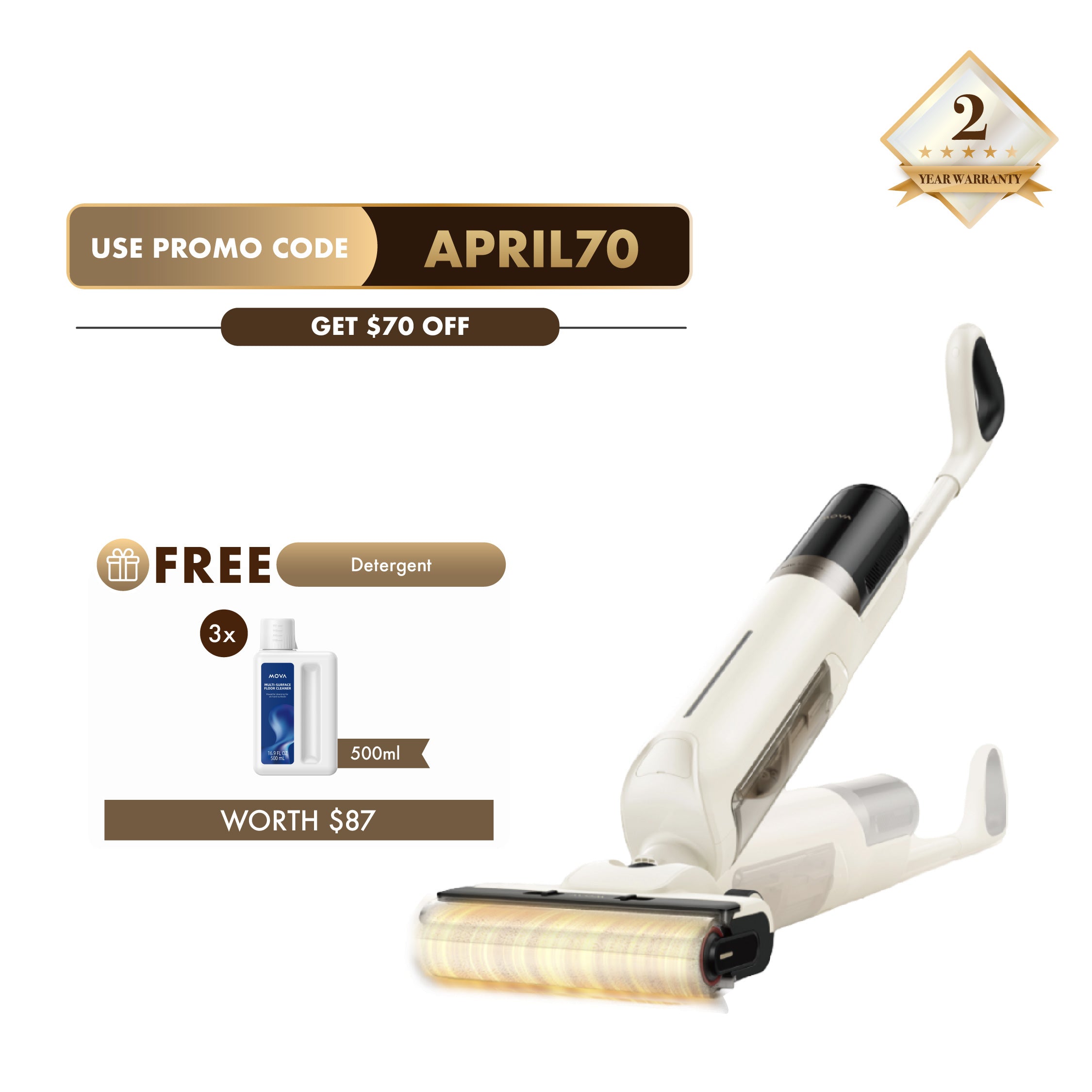 Mova K30/K30 Mix Wet and Dry Vacuum Cleaner Floor Washer