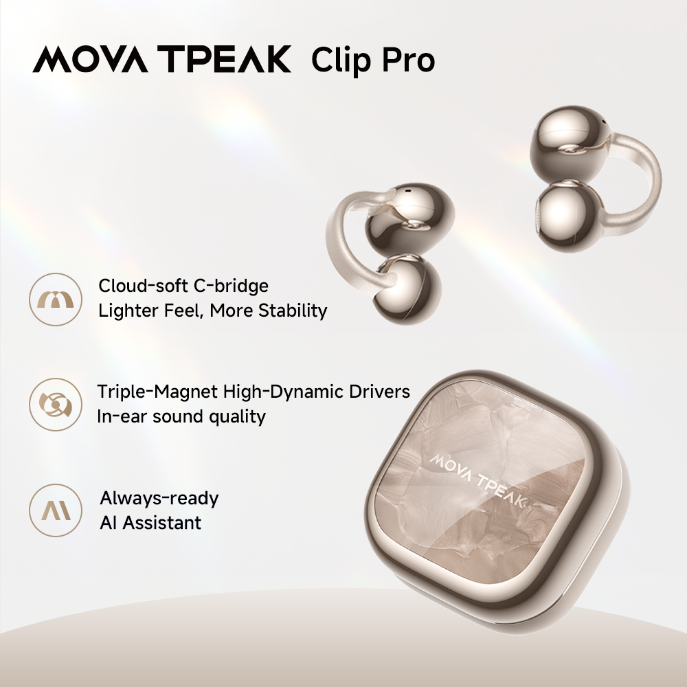 Mova MA2001 Tpeak Clip Pro Earbuds