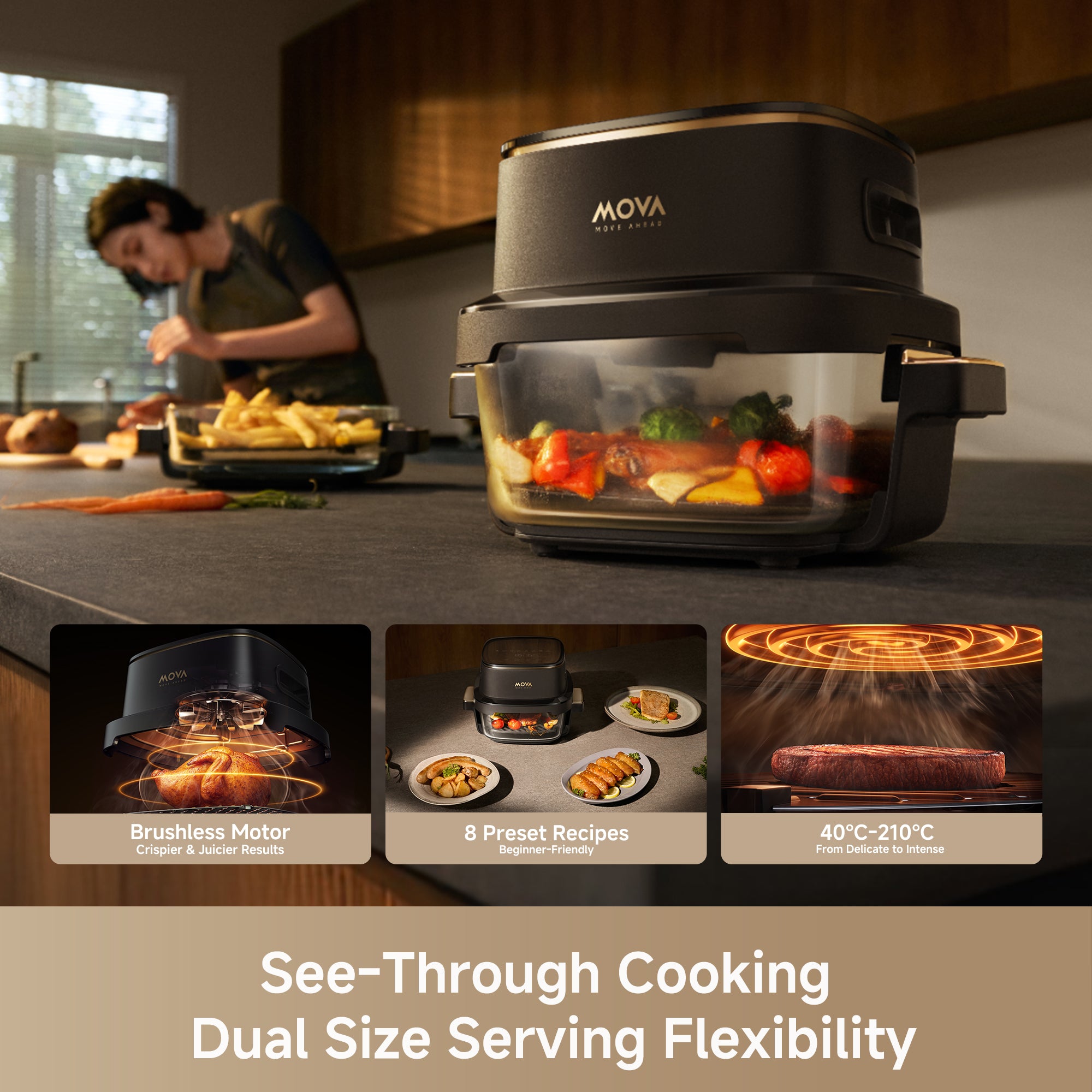 Mova AF20Pro Aeroglass Air Fryer