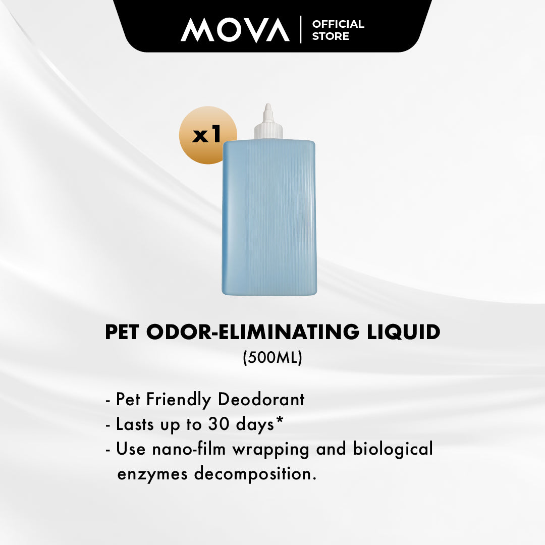 MOVA LR10 Prime Smart Cat Litter Box Accessories |  Pet Waste Collection Bag | Pet Odor-Eliminating Liquid