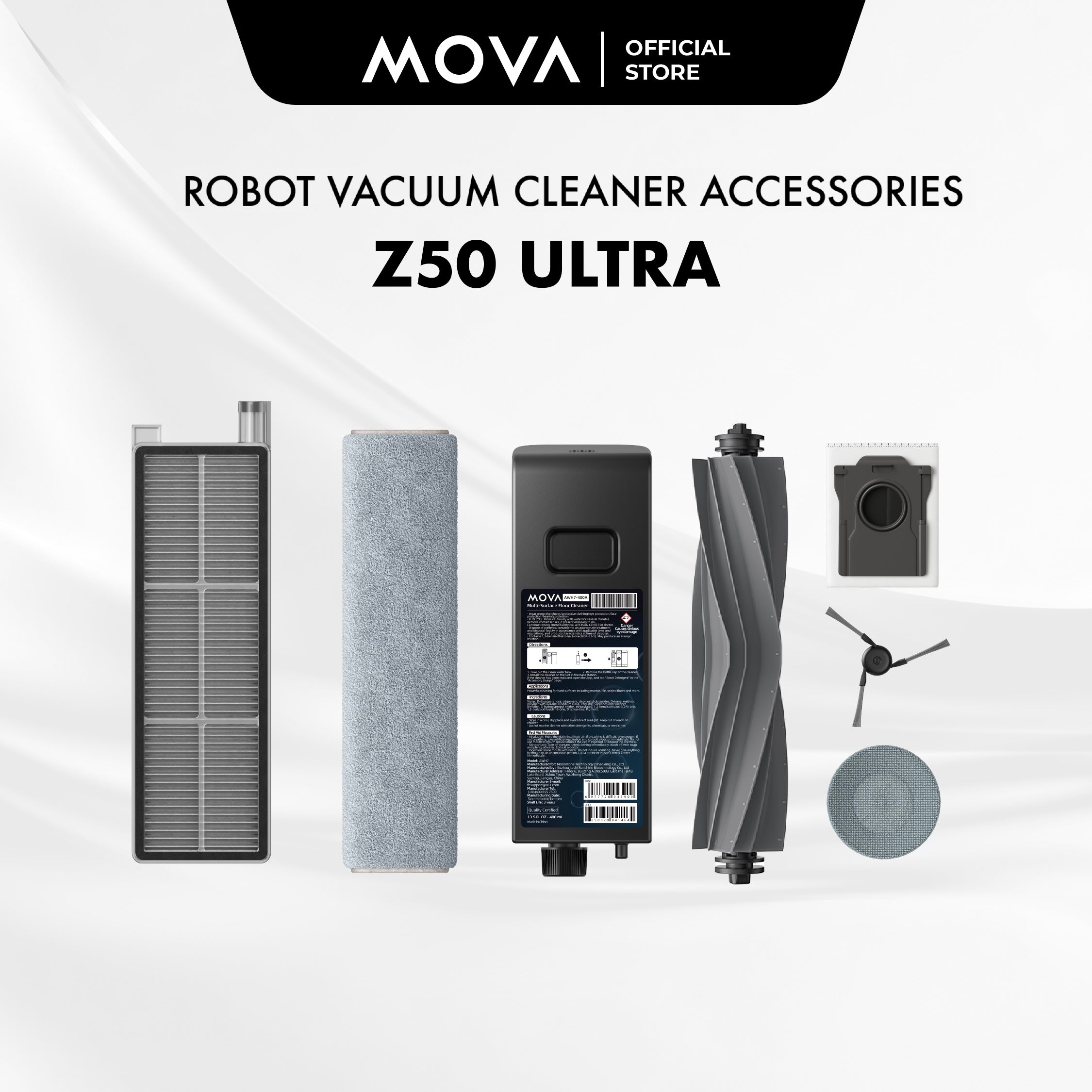 MOVA Z50 Ultra Robot Vacuum Accessories