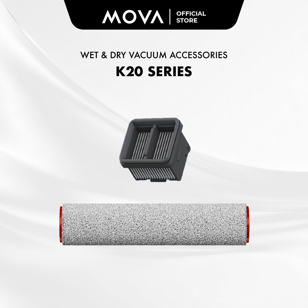 MOVA K20 / K20 Pro / K30 / K30 Mix / M10 / X4 Pro Wet and Dry Vacuum Cleaner Accessories Filter Roller Brush