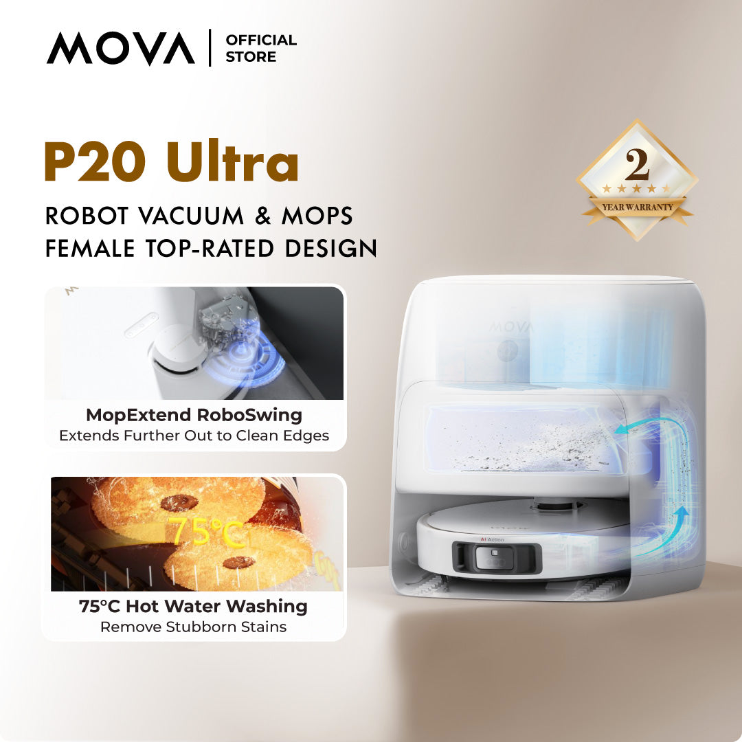 MOVA P20 Ultra Robot Vacuum Cleaner – Mova-SG