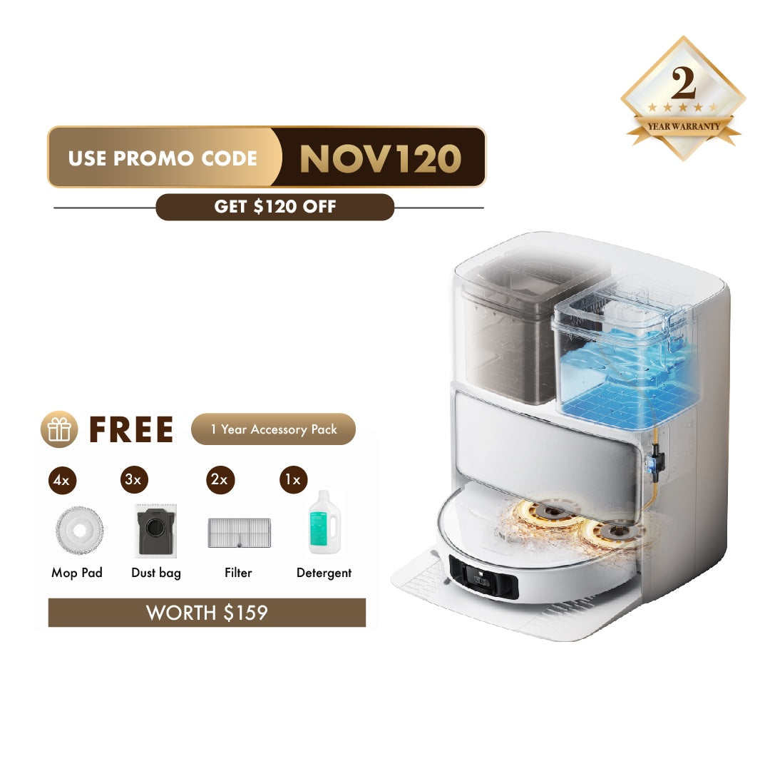 MOVA P50 Ultra / P50 Pro Ultra Robot Vacuum Cleaner