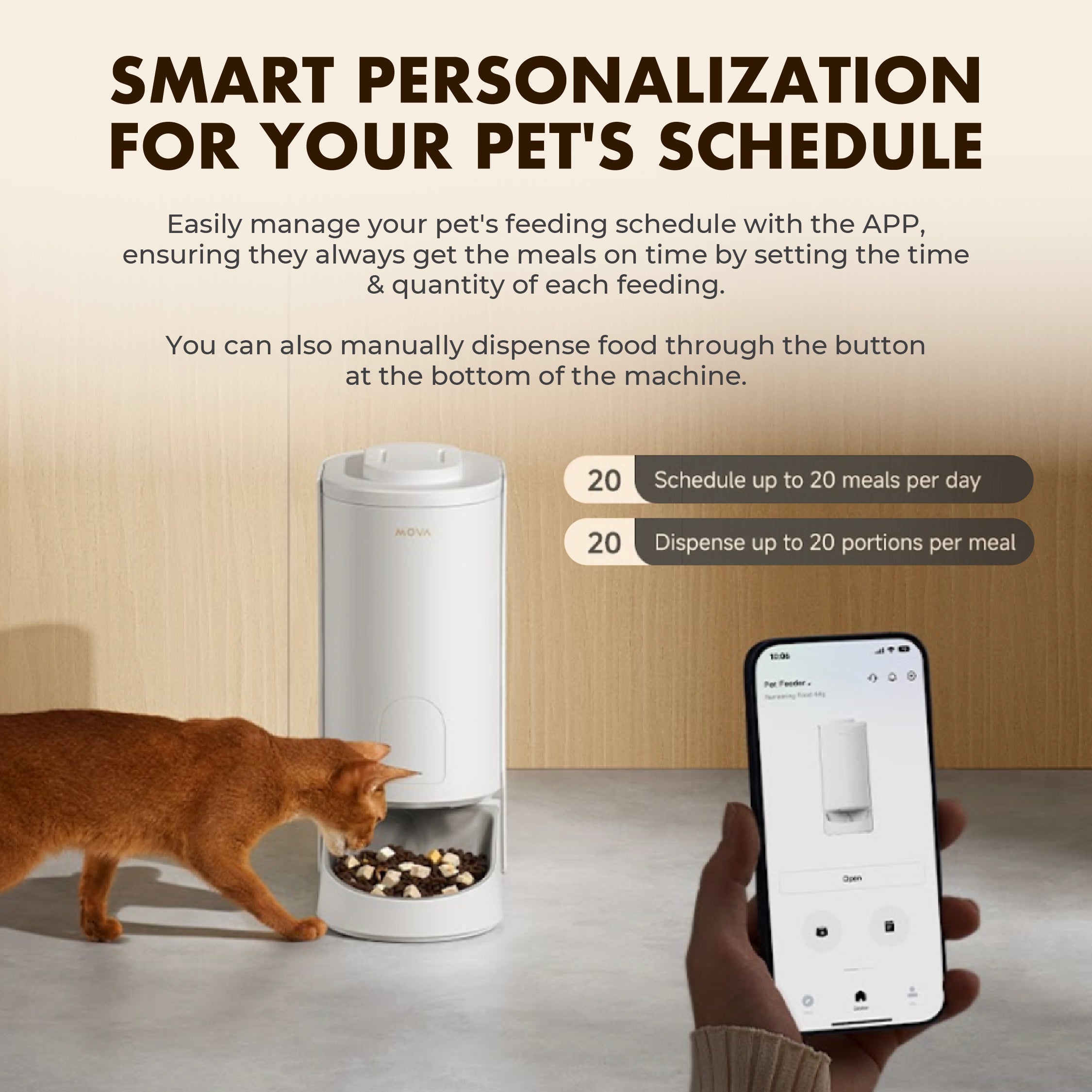 MOVA PF10 Pro Smart Pet Feeder