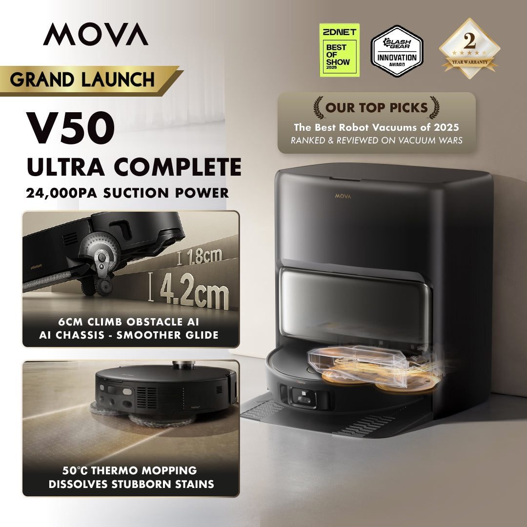【Pre-Order】MOVA V50 Ultra Complete Robot Vacuum Cleaner