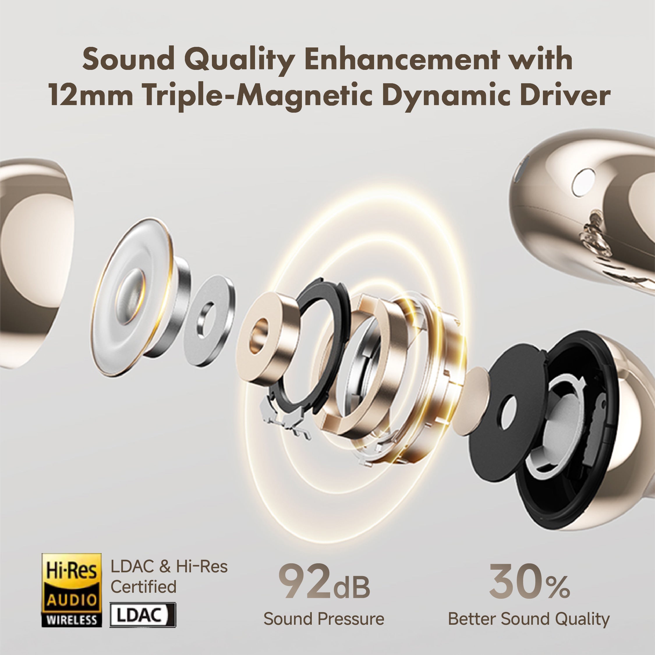 Mova MA2001 Tpeak Clip Pro Earbuds