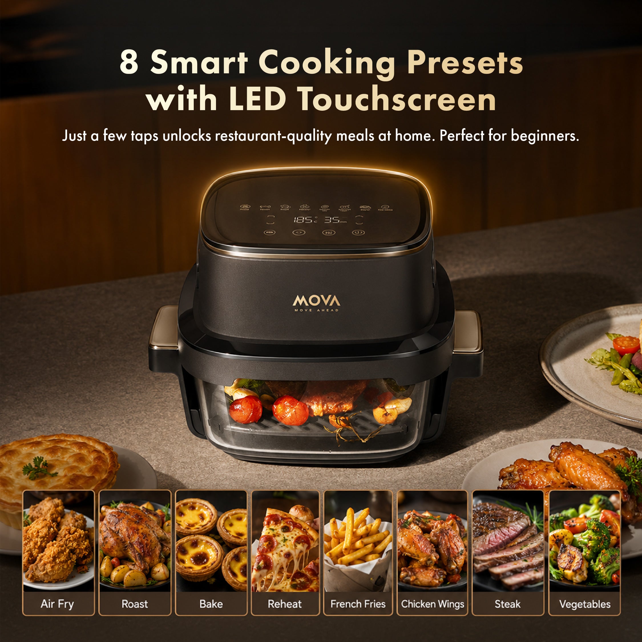 Mova AF20Pro Aeroglass Air Fryer