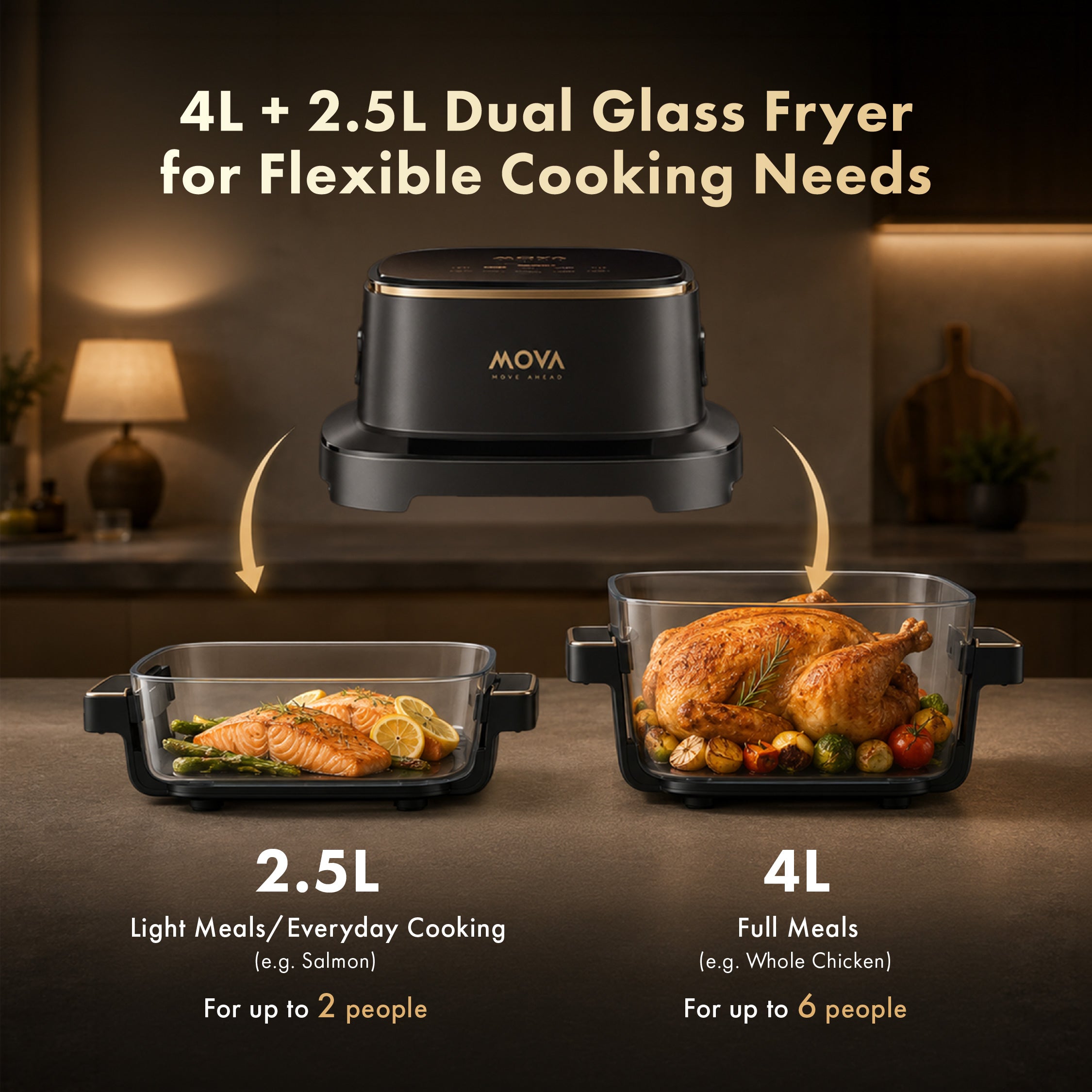 Mova AF20Pro Aeroglass Air Fryer