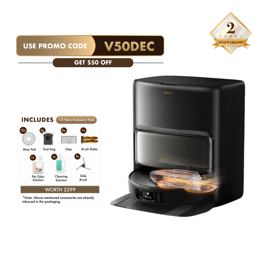 【GRAND LAUNCH】MOVA V50 Ultra Complete Robot Vacuum Cleaner