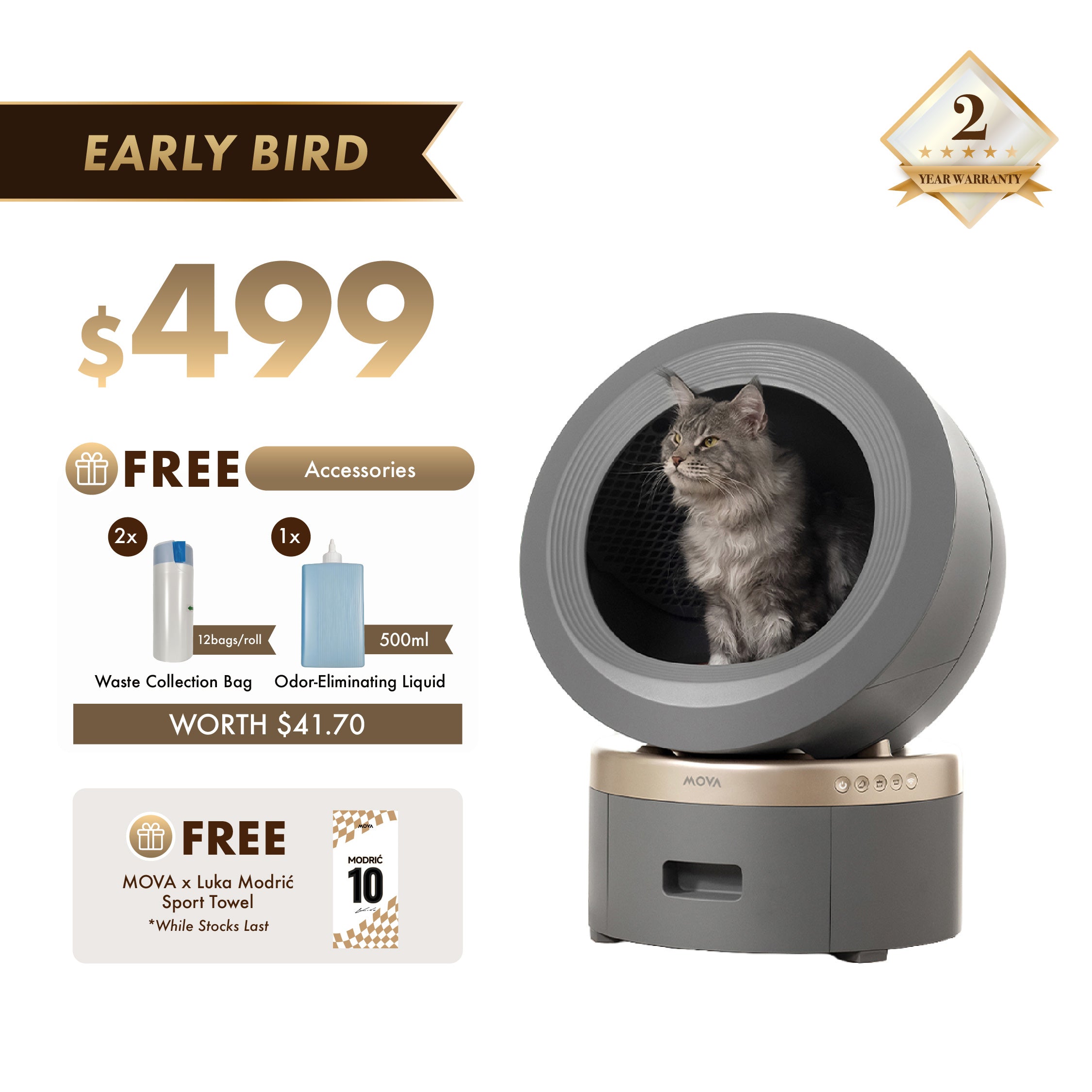 【NEW LAUNCH】MOVA LR10 Prime Smart Pet Litter Box