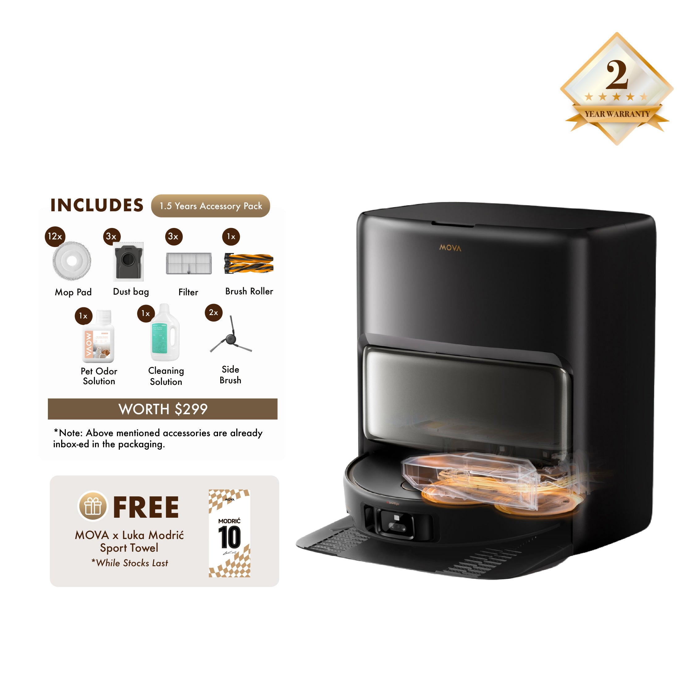 【GRAND LAUNCH】MOVA V50 Ultra Complete Robot Vacuum Cleaner