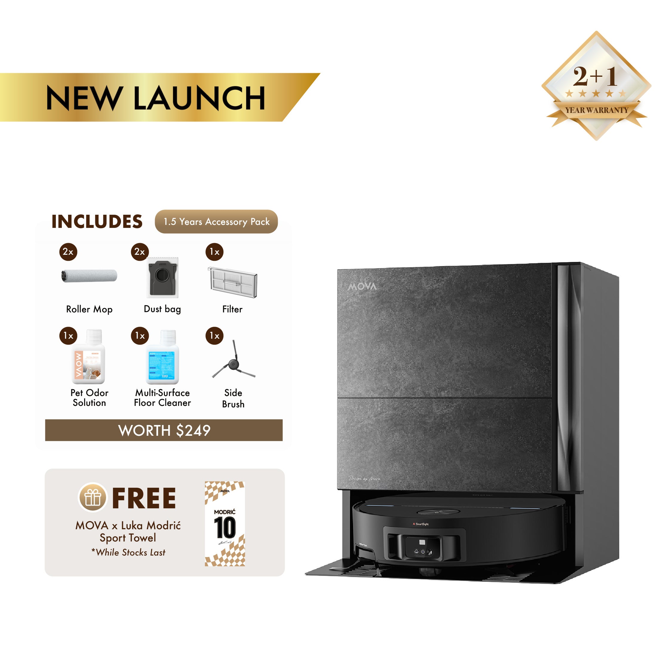 【NEW LAUNCH】 MOVA Z70 Ultra Roller Robot Vacuum Cleaner (Pre-Order)