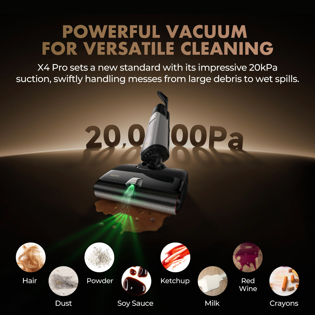 MOVA X4 Pro Wet Dry Cordless Mop Vacuum