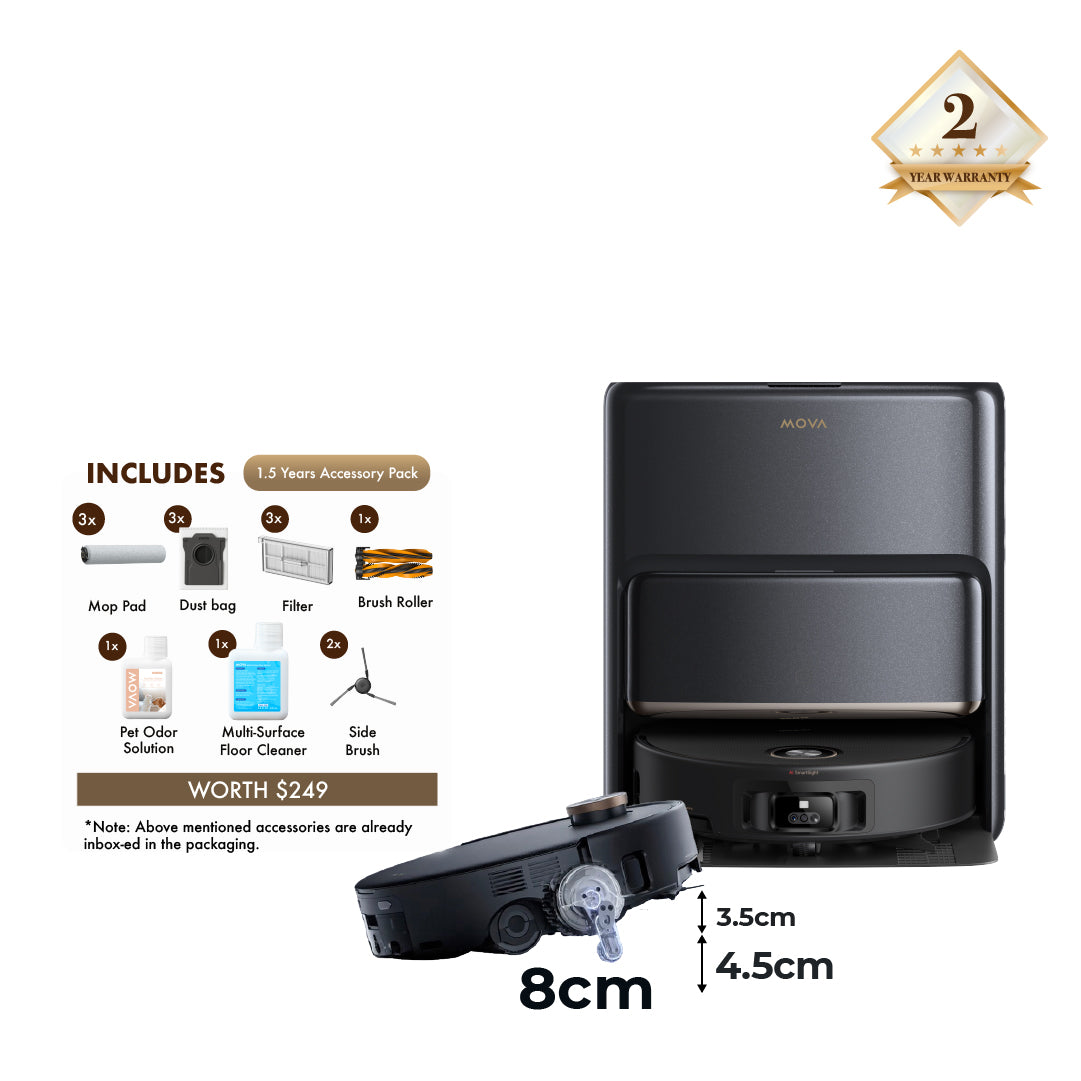 【GRAND LAUNCH】MOVA Z60 Ultra Roller Robot Vacuum Cleaner