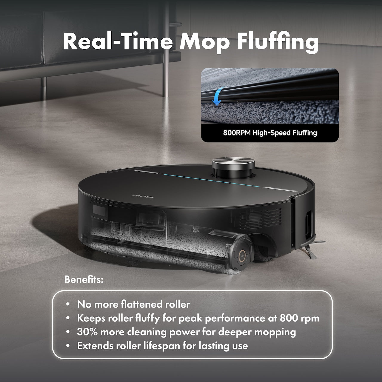 【NEW LAUNCH】 MOVA Z70 Ultra Roller Robot Vacuum Cleaner