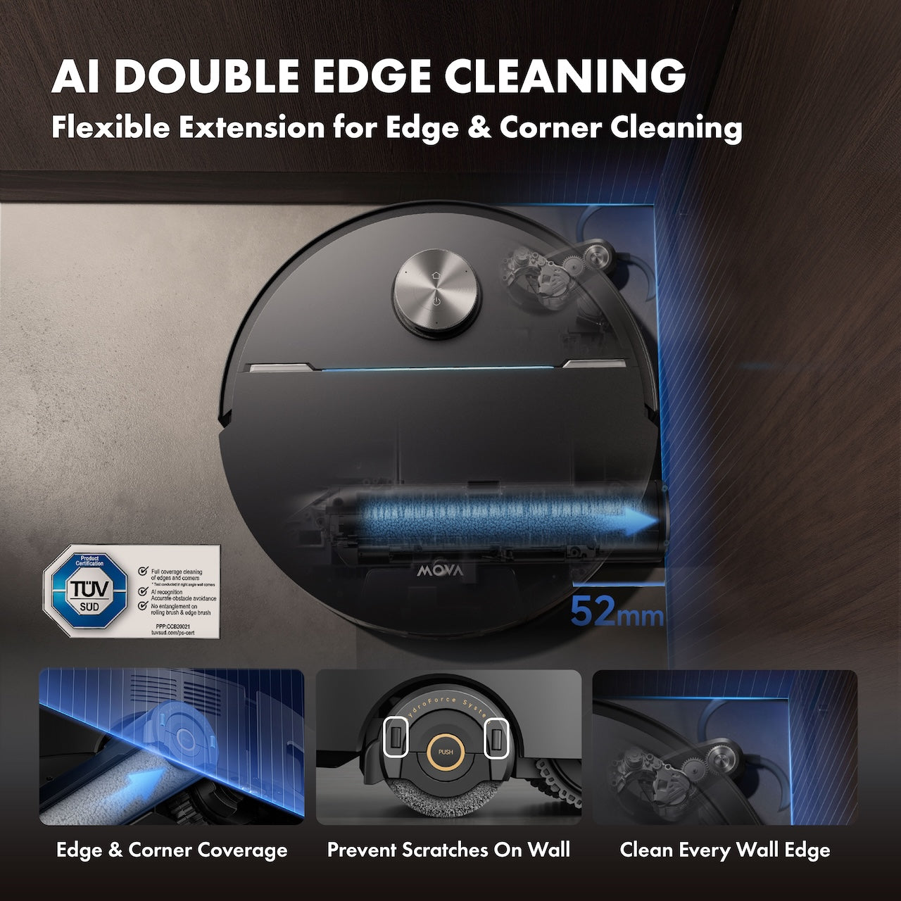 【NEW LAUNCH】 MOVA Z70 Ultra Roller Robot Vacuum Cleaner