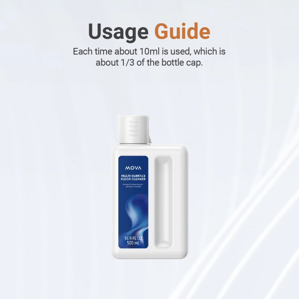 Mova Floor Cleaning Detergent Multi-Surface Cleaner Cleaning Solution For Mova Wet & Dry Vacuum - 500ML