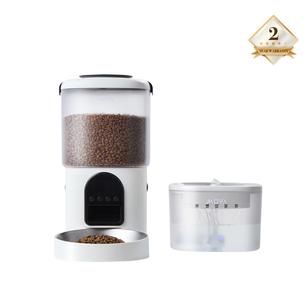 DuoCare Pet Set (2-in-1 Feeder & Fountain)