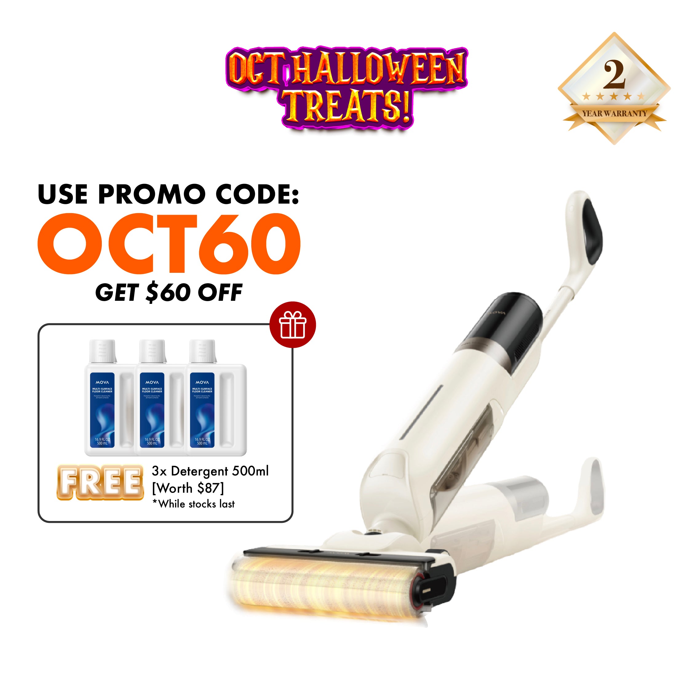 Mova K30/K30 Mix Wet and Dry Vacuum Cleaner Floor Washer