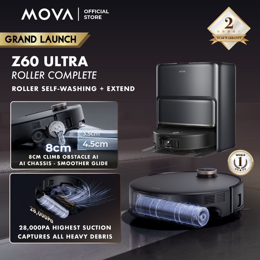 MOVA Z60 Ultra Roller Complete Robot Vacuum