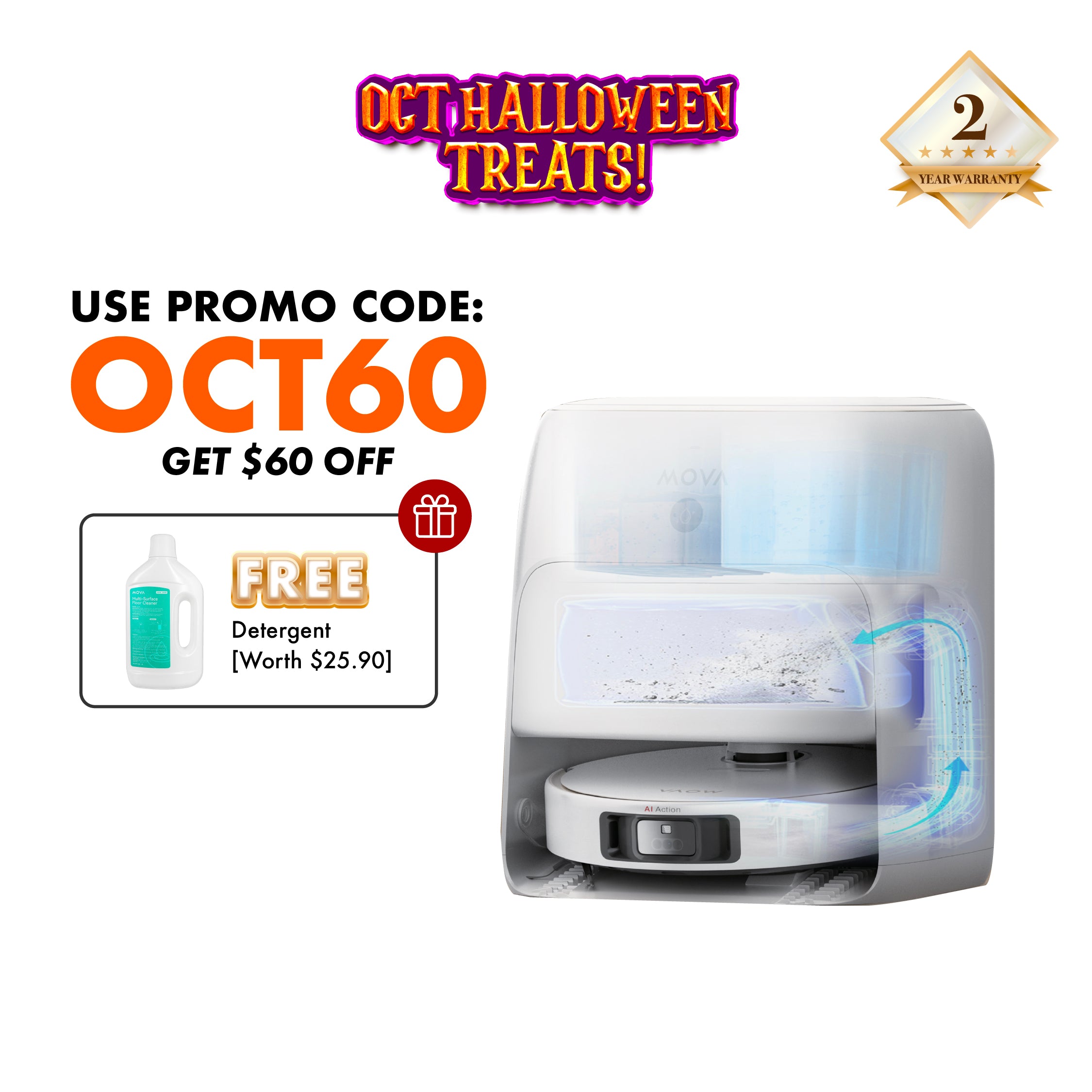 MOVA P20 Ultra Robot Vacuum Cleaner