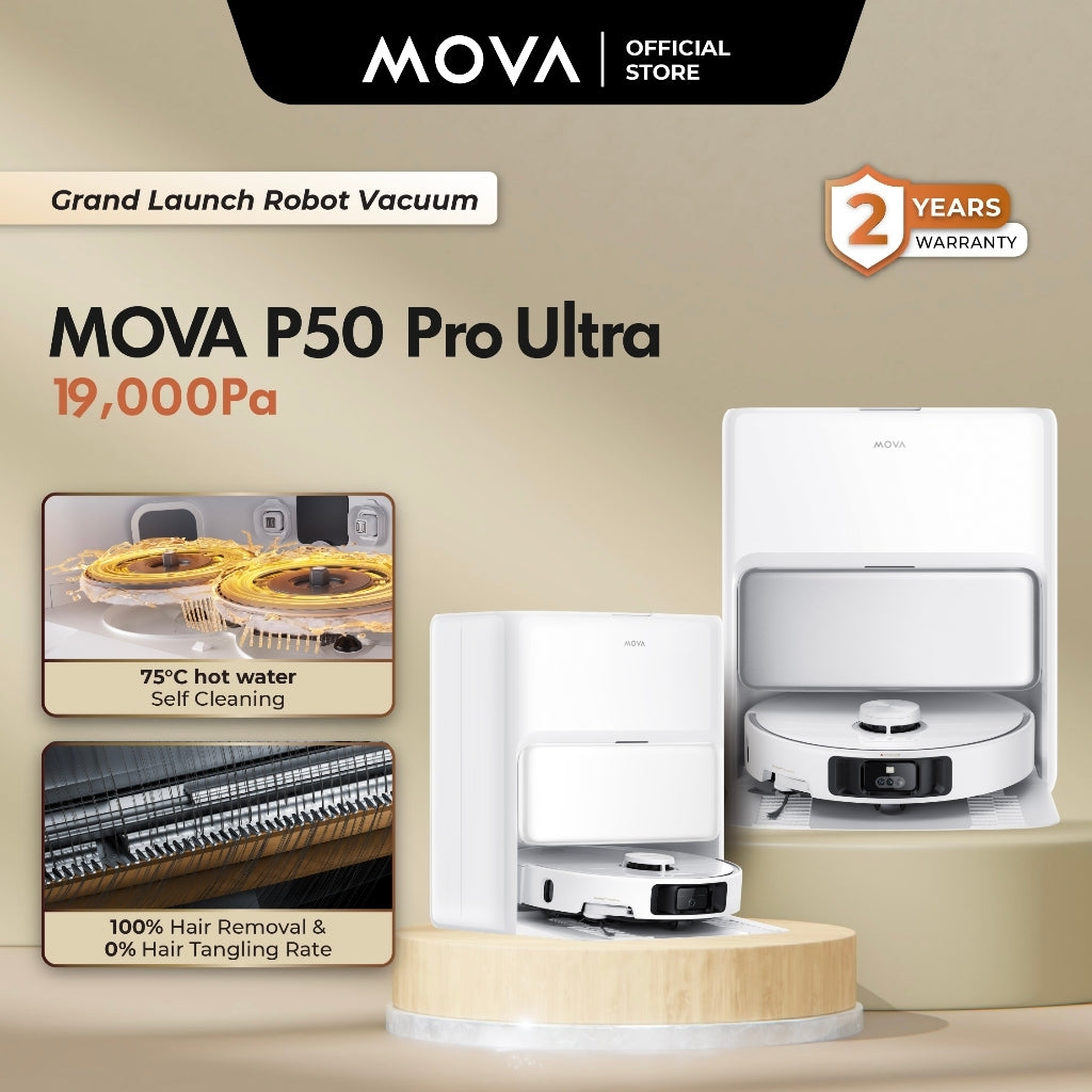 MOVA P50 Ultra / P50 Pro Ultra Robot Vacuum Cleaner