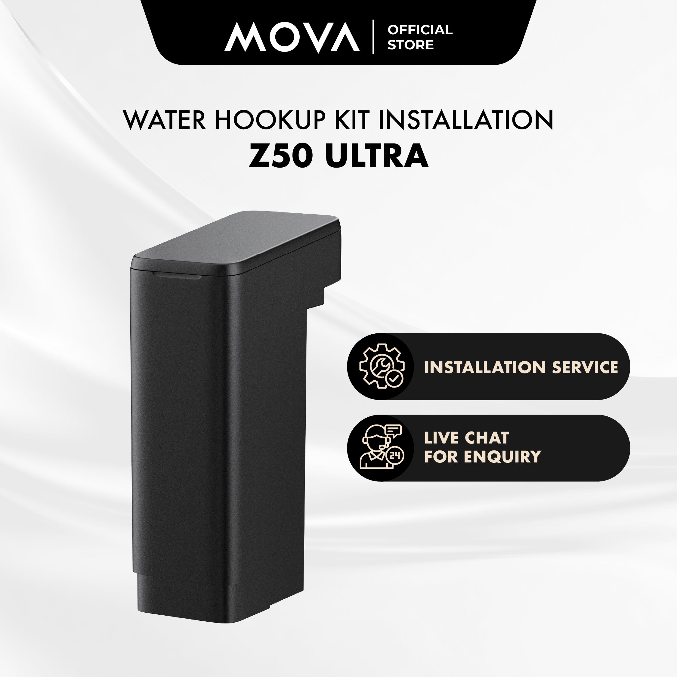 Mova Z50 Ultra Water Hookup Kit Installation