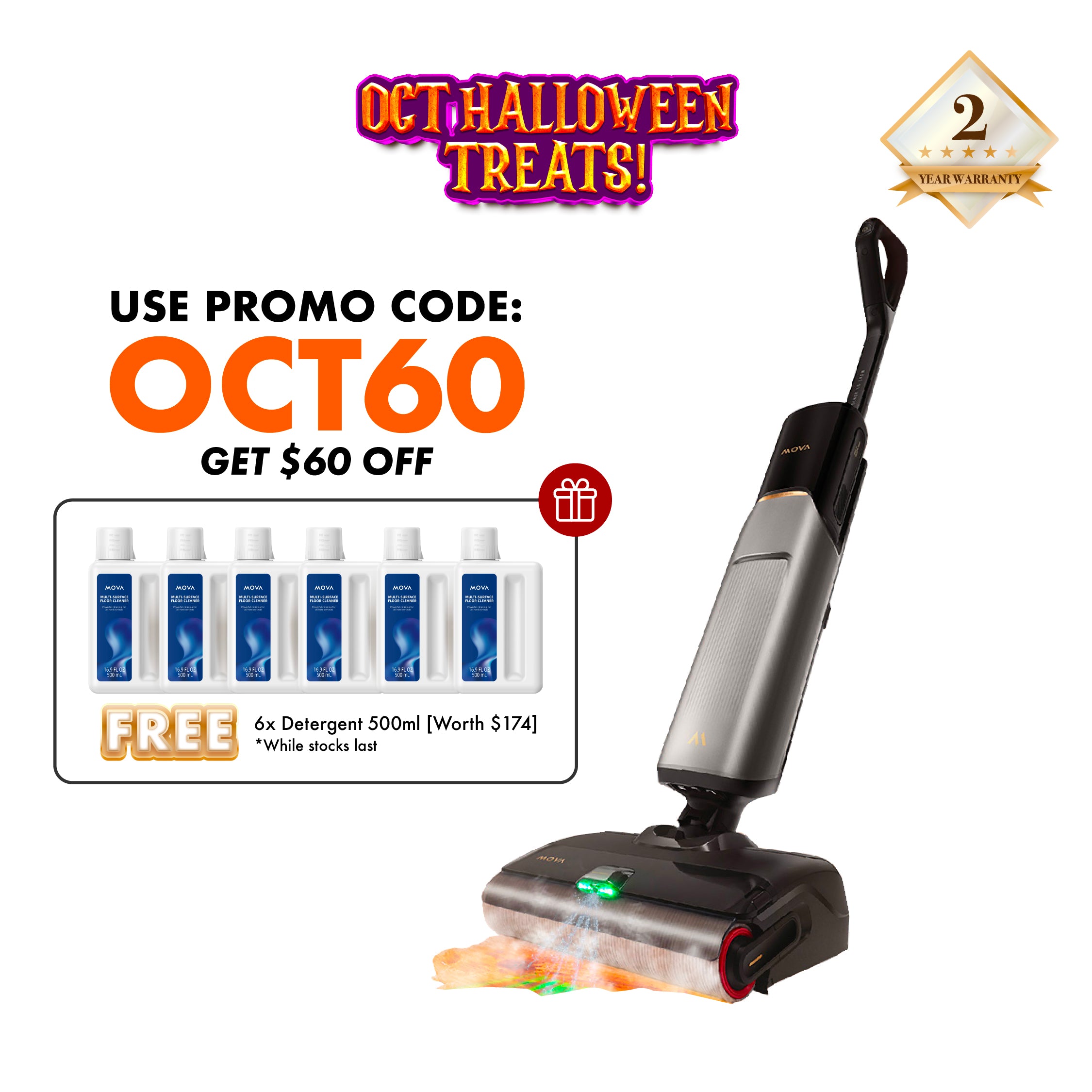 Mova X4 PRO Wet and Dry Vacuum Cleaner